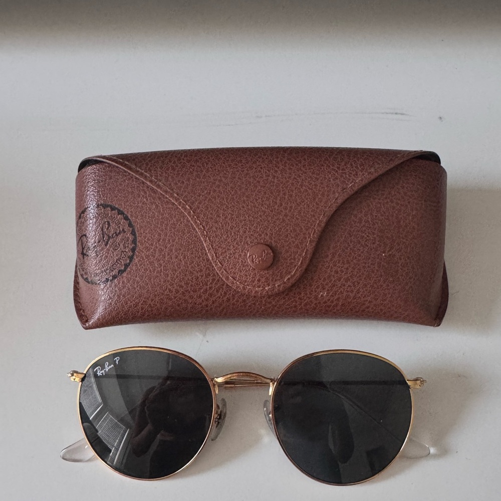 Ray-Ban Round Sunglasses 53-21. Originally $221. Like new condition.